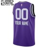 Canotte Bambino Utah Jazz Personalizzate Nike 2023-24 City Edition Viola Swingman